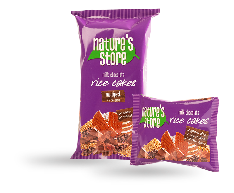 Milk Chocolate Rice Cakes