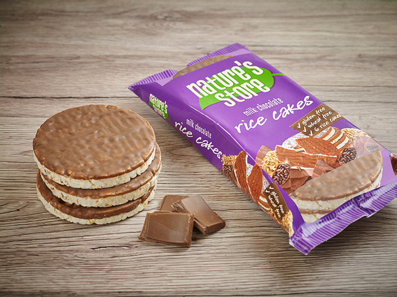 Milk Chocolate Rice Cakes